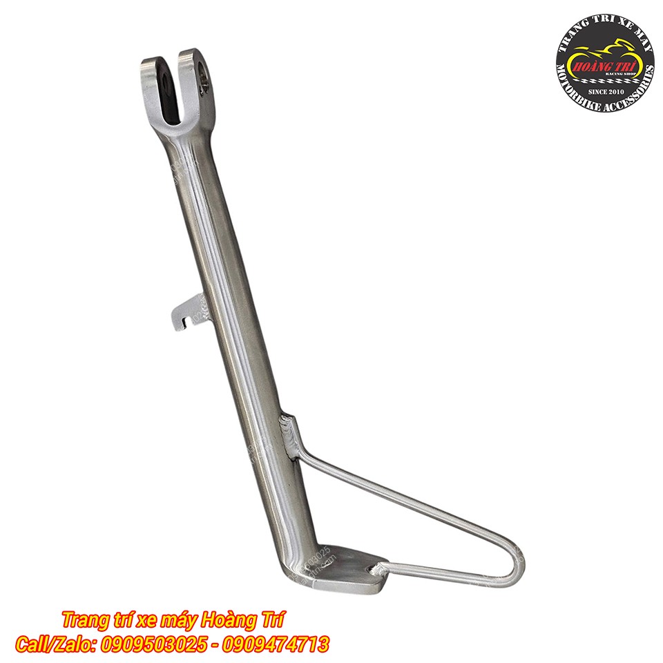 Chi tiết chân chống nghiêng inox SH 160 thiết kế chuẩn pát zin, đảm bảo độ ổn định