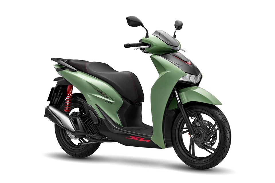 Honda 2026 màu xanh lục trẻ trung, nổi bật tem đỏ, mang đậm phong cách thể thao