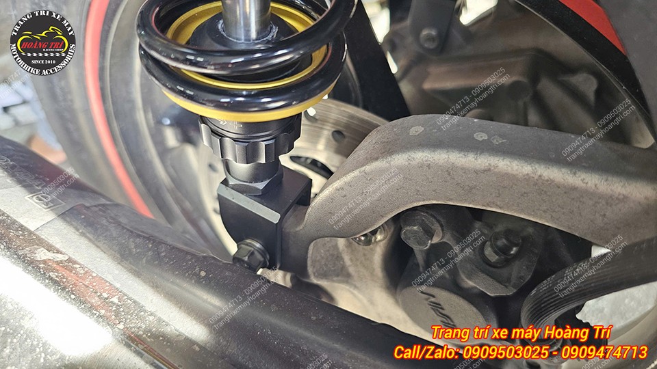 Nhiều anh em hỏi lắp phuộc sau Nitron DNA cho SH Ý có cần mài gấp không