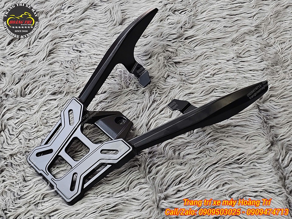 Baga Vario 160 nhôm đúc loại dài, thiết kế đế nhôm chắc chắn có thể nâng cấp thùng sau GIVI