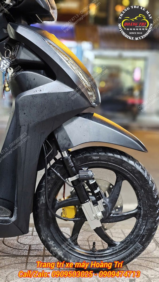 Kết hợp nhiều phụ kiện mang đến sự ổn định, bền bỉ và hiệu suất nhún và phanh được cải thiện