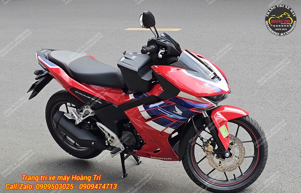 Toàn cảnh Winner R trang bị thùng giữa GIVI, tăng tiện ích chở đồ nhưng vẫn giữ dáng thể thao