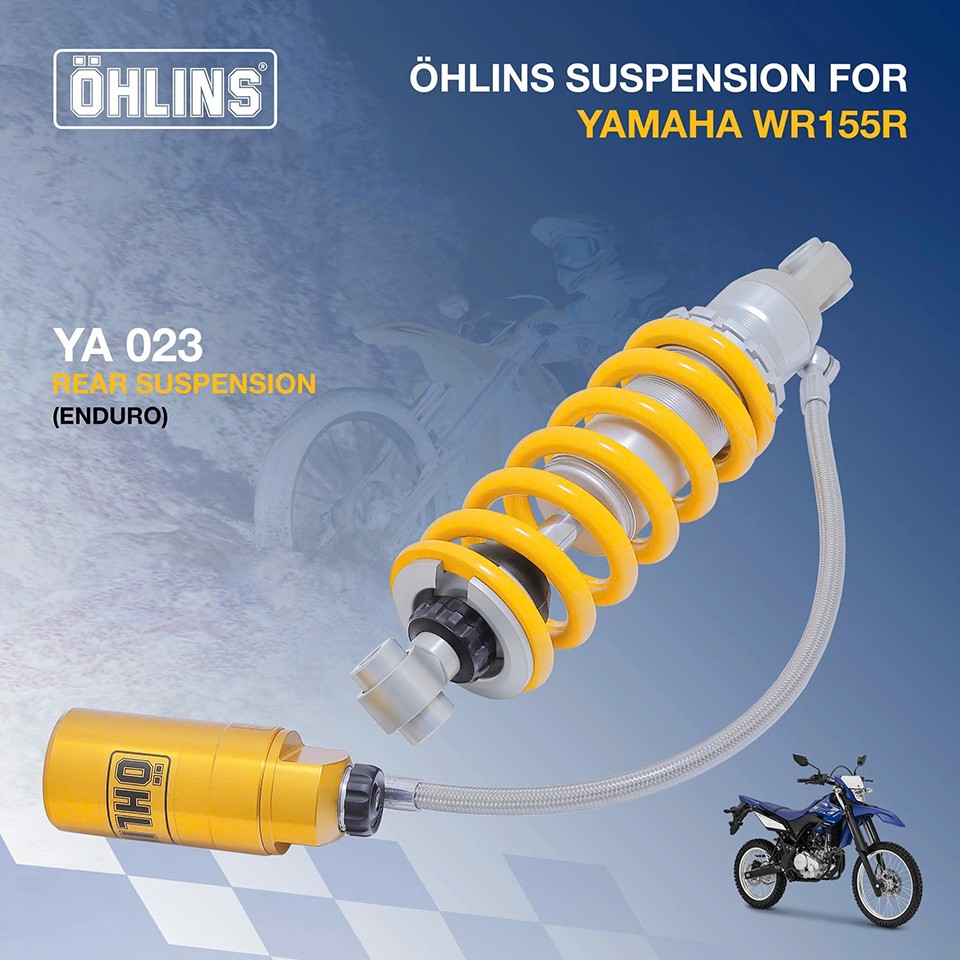 Phuộc Ohlins YA 023 chính hãng cho WR155R, giảm xóc mạnh mẽ và hiệu suất vượt trội