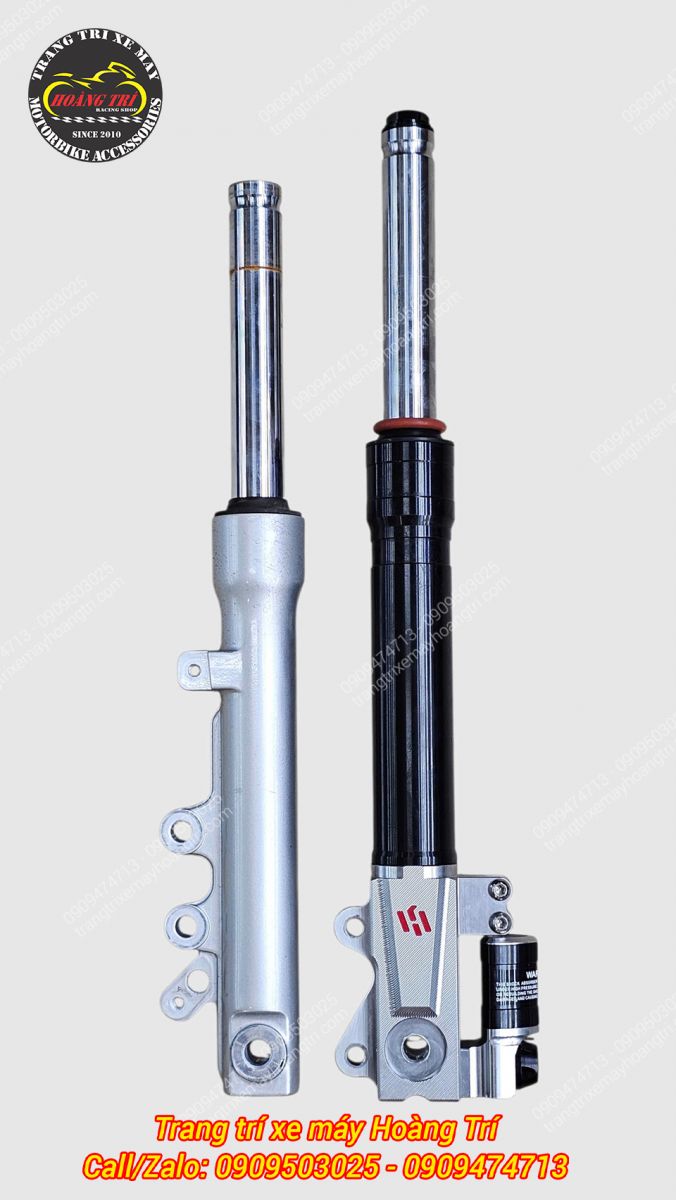 Chiều cao Phuộc KingHam cao hơn phuộc zin Vento là 2cm