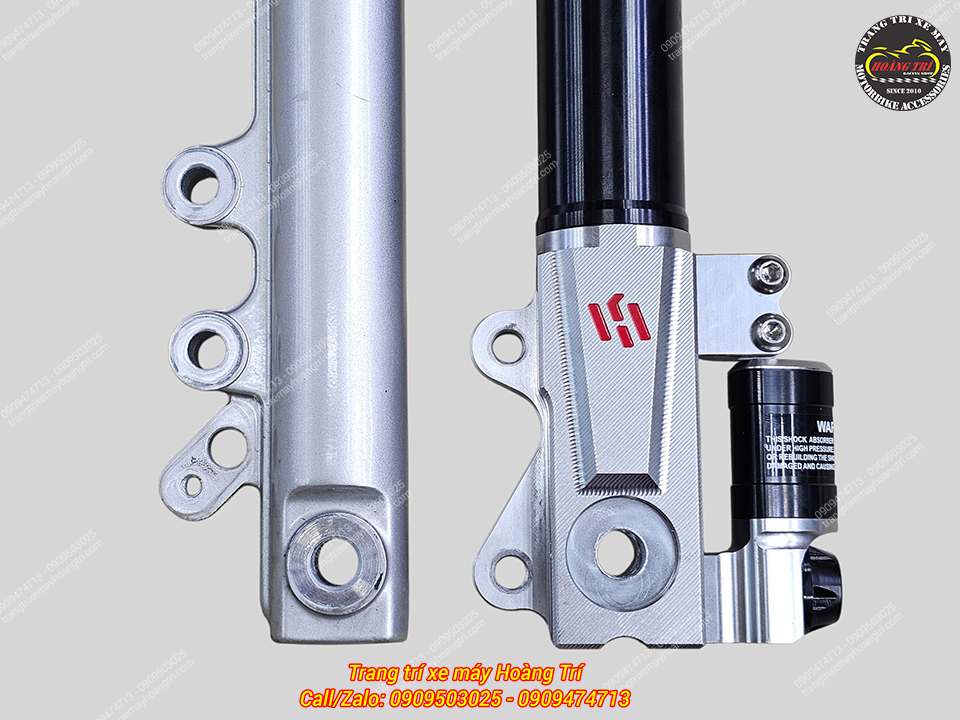 Cận cảnh chi tiết chân phuộc hoàn toàn khác biệt cả ngoại hình lẫn hiệu suất