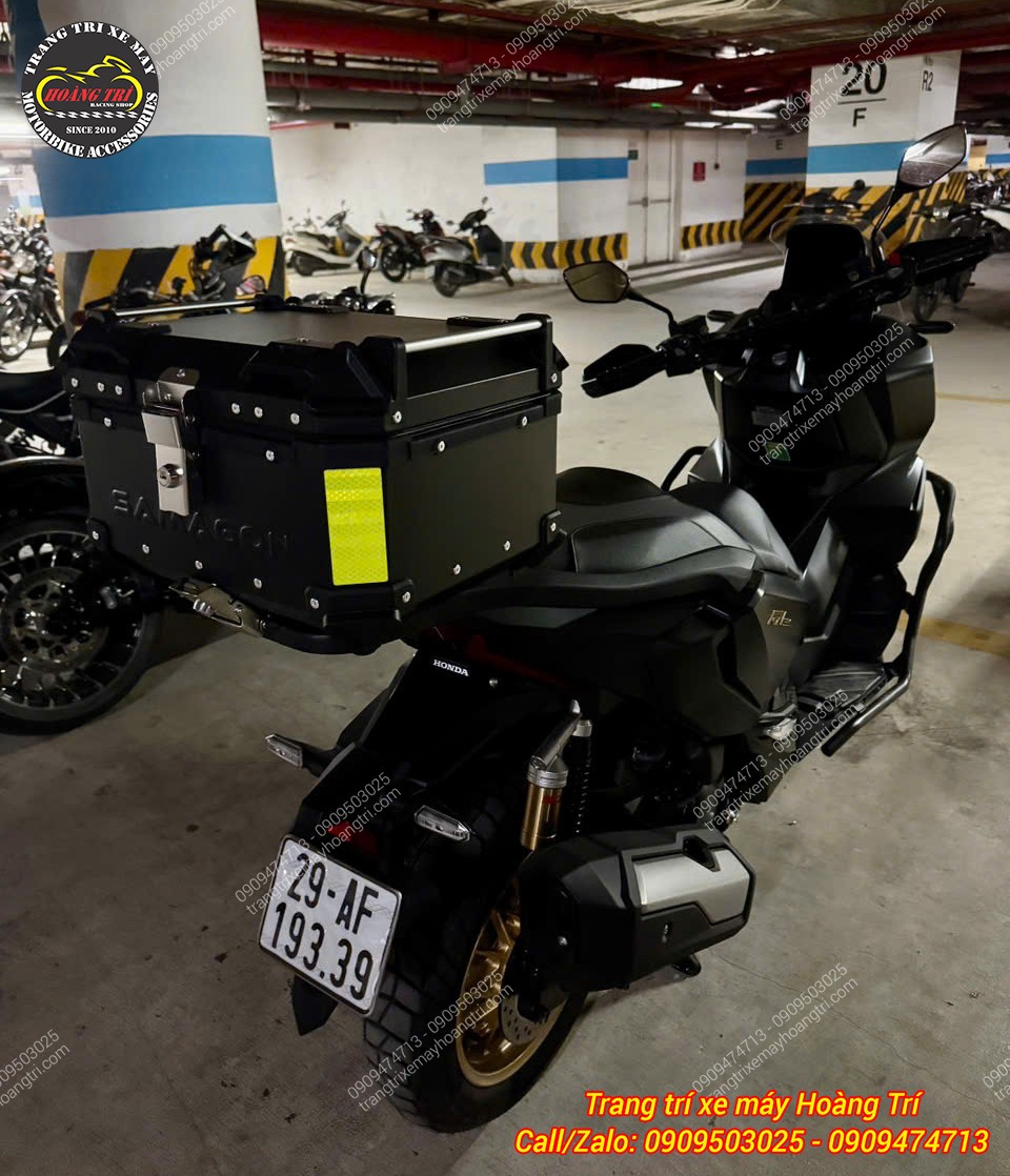 Đã nâng cấp thùng nhôm cho baga sau nhôm đúc NCL loại dài, tăng khả năng chở đồ cho xe