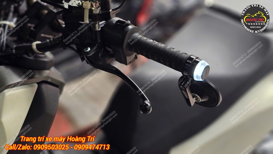 Gù tay lái LED lắp hoàn chỉnh cho ADV 160 với thời gian thi công khoảng 4-5h