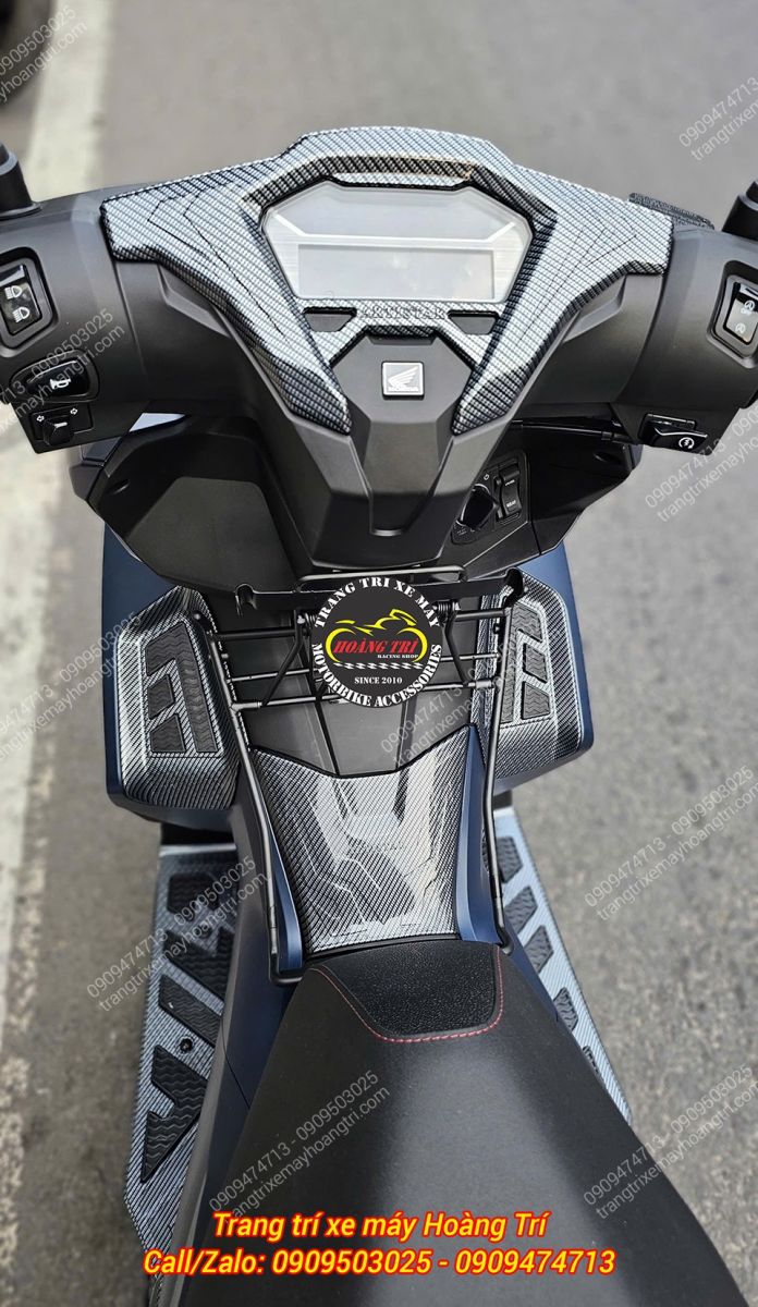 Ốp viền đồng hồ carbon Airblade 2026, vừa vặn hoàn hảo cho xe Airblade 2026
