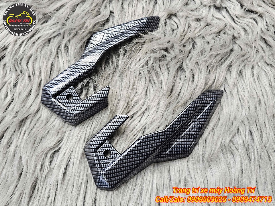 Góc nhìn tổng thể Airblade 2026 với thảm để chân carbon, tạo điểm nhấn thể thao rõ rệt