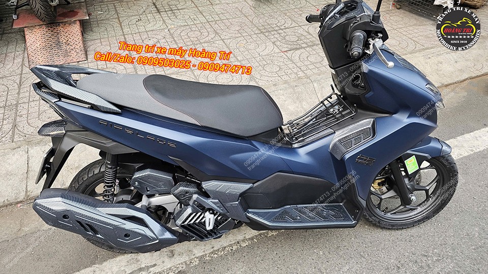 Ốp nước mát carbon Airblade 2026, vân carbon và họa tiết đẹp mắt
