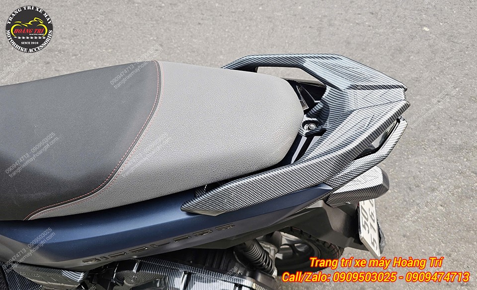 Tổng thể Airblade 2026 độ ốp nước mát carbon, đồng bộ cùng các phụ kiện ốp carbon khác