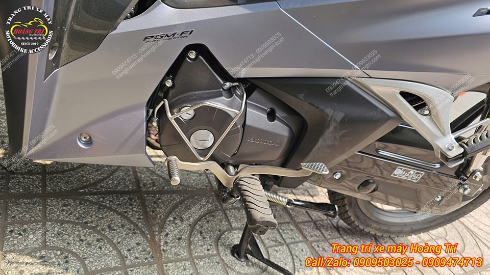 Góc nhìn chi tiết Future LED trang bị cần số 2 chiều, lắp đặt chuẩn zin, không cấn máy