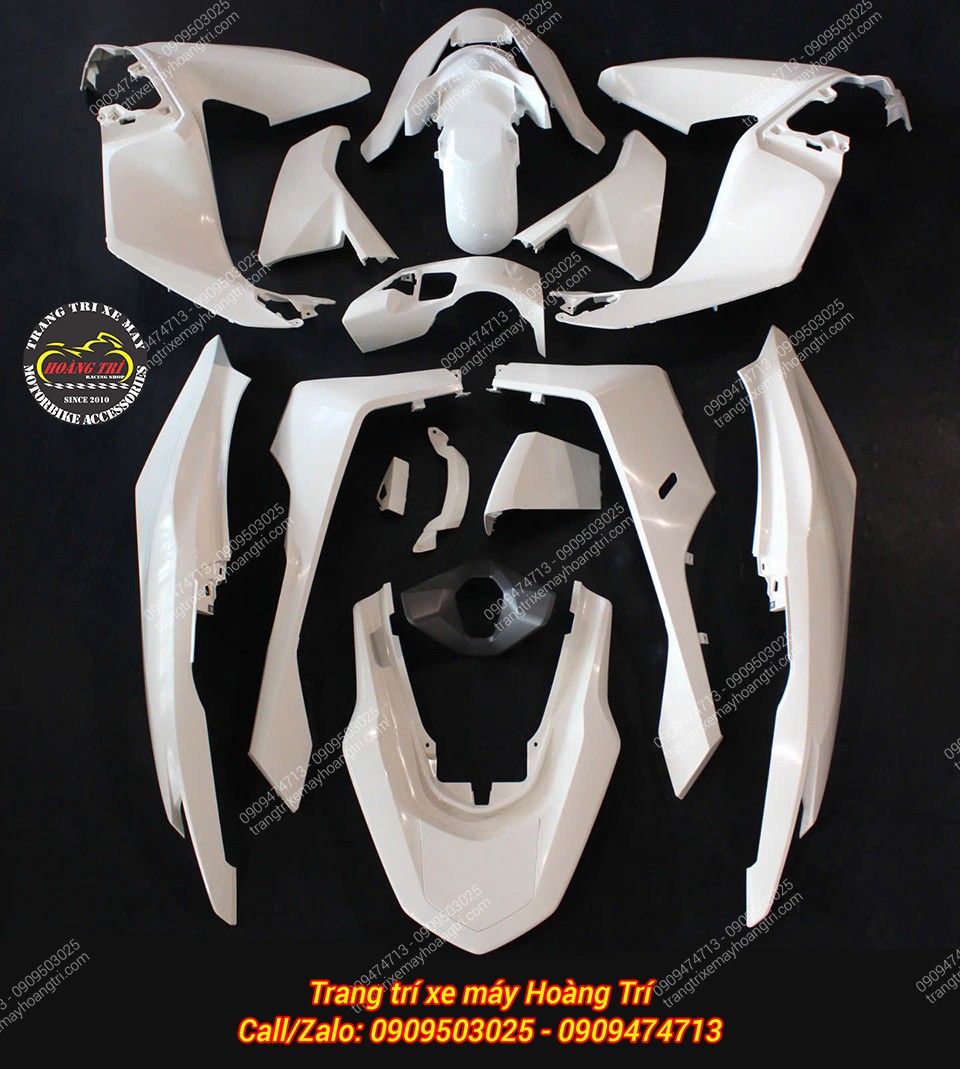 Dàn áo PCX 160 2025 LW - Dàn áo PCX 160 màu trắng