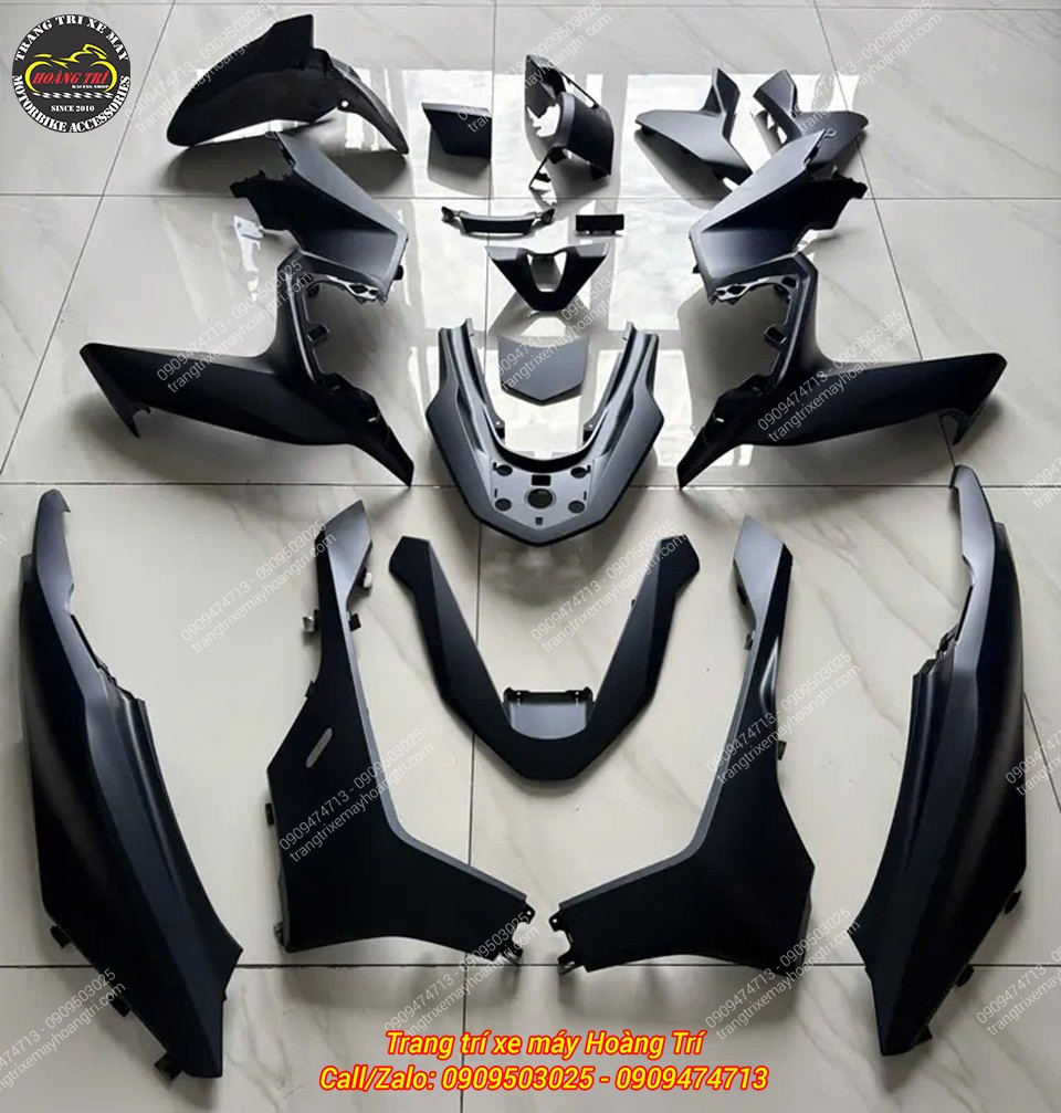 Dàn áo PCX 160 2025 LW - Dàn áo PCX 160 màu đen nhám