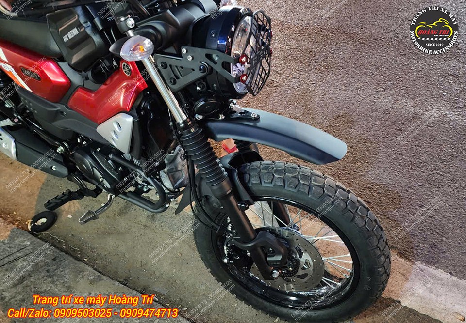 Dè trước cào cào cho PG-1 vừa vặn với bánh trước không cả cấn bánh cũng như phuộc trước