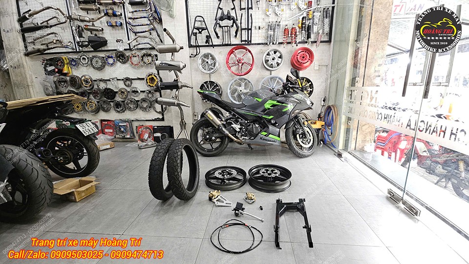 Chuẩn bị gửi hàng cho anh khách ở xa nâng cấp trọn bộ mâm Exciter cho PG-1