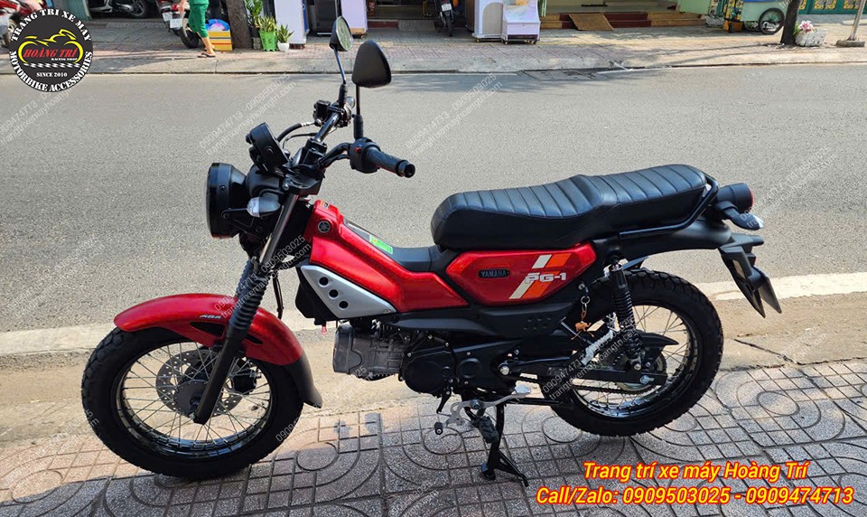 Yên liền thiết kế liền khối, form ôm xe, tăng êm ái và giữ phong cách cổ điển