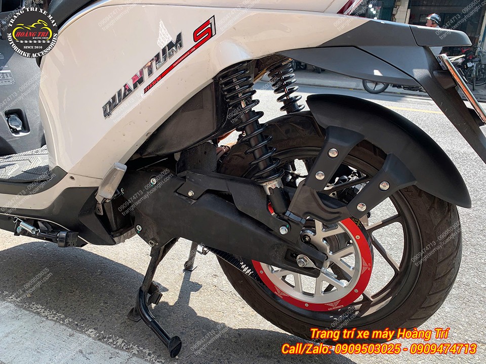 Phối hợp với bộ dây curoa mang đến sự tiện ích tổng thể cho dàn chân sau xe Datbike Quantum S