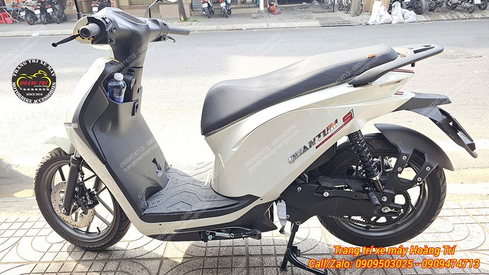 Tổng thể DatBike Quantum S sau khi nâng cấp gác chân phụ, tăng tiện ích di chuyển hằng ngày