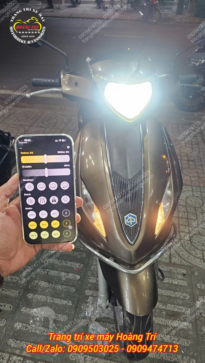 Đi phố anh em thường chọn màu trắng hoặc đi đường quốc lộ anh em sẽ lựa chọn ánh sáng vàng