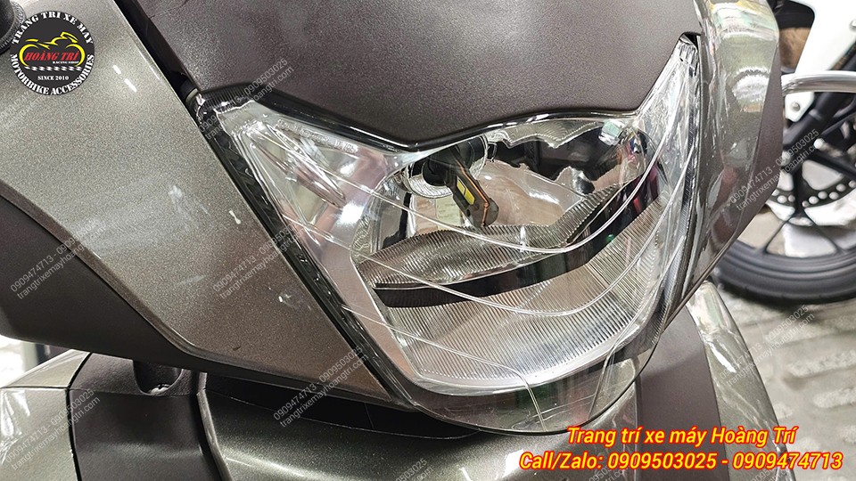 Bóng LED R14 H4 đã thay thế đèn zin SH Ý, canh tim chuẩn, không chói xe đối diện