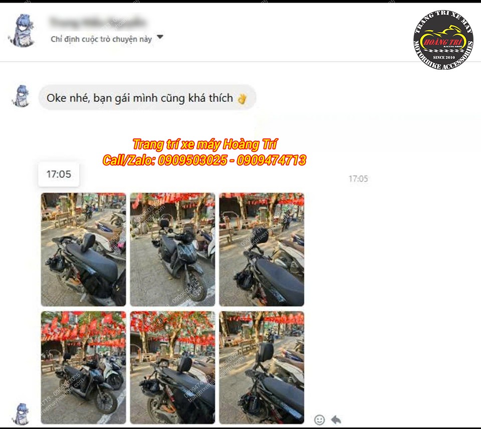 Khách hàng phản hồi thực tế sau khi lắp giá đỡ tựa lưng bật gập MTM Quantum, sự hài lòng tuyệt đối