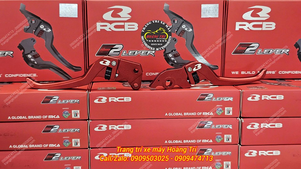 Phiên bản tay thắng Racing Boy E2 màu đỏ, nổi bật cá tính, tăng trải nghiệm phanh