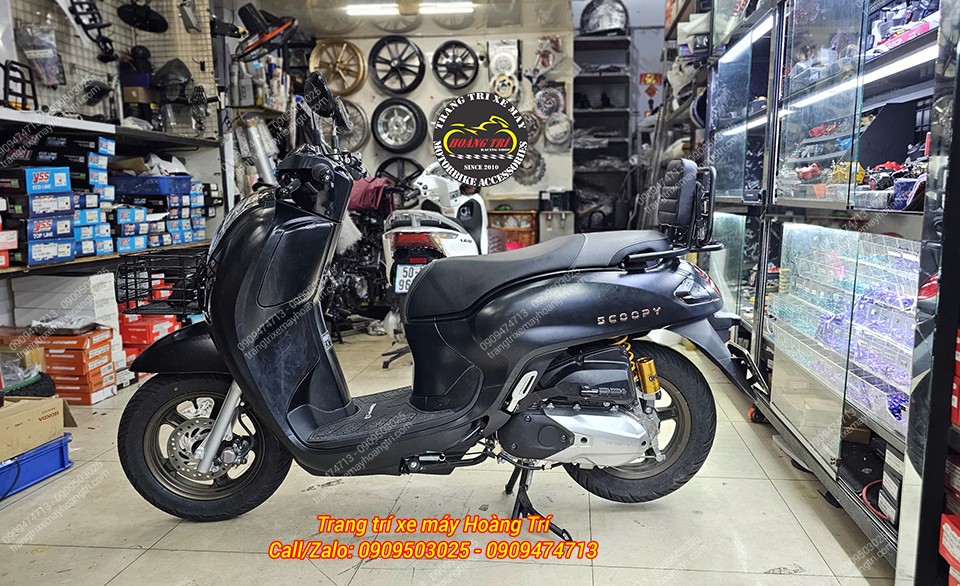 Toàn cảnh Scoopy 2025 nâng cấp phuộc Ohlins HO328, tăng trải nghiệm lái và ngoại hình cho xe