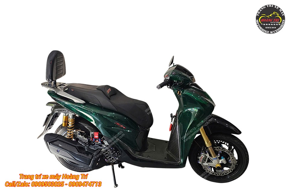 Toàn cảnh SH 2020 gắn đế tựa lưng bật gấp V2, vừa tiện dụng vừa tăng tính thẩm mỹ