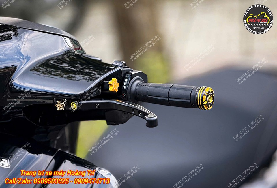 Cụm công tắc Daytona lắp cho Stylo 160, gắn bên cùm tay trái để điều khiển đèn zin