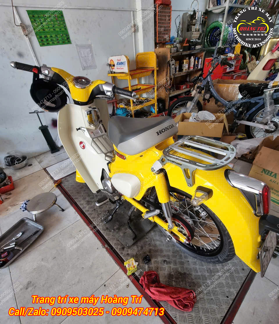 Tổng thể Super Cub sau khi nâng cấp bộ dây curoa, sự tinh tế đến từ thiết kế đẳng cấp