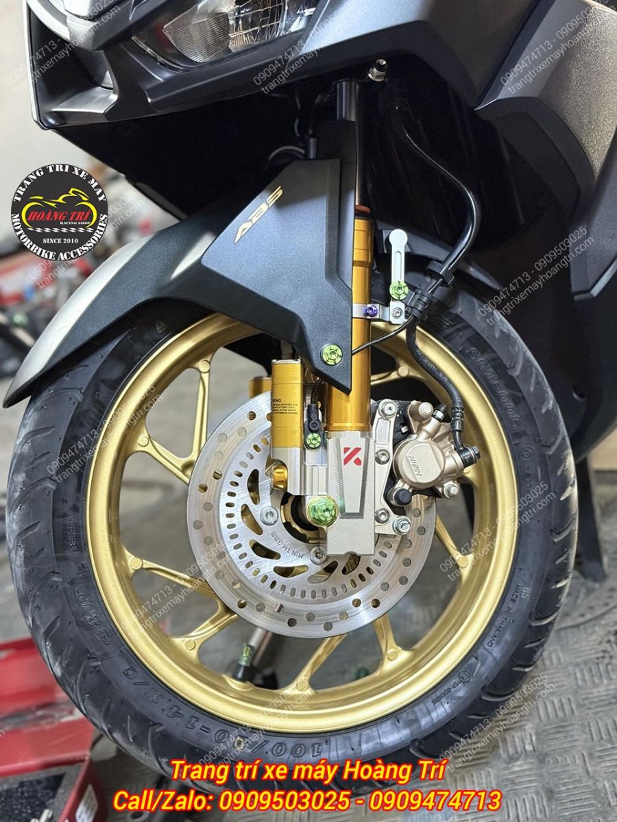 Hỗ trợ cho cả dòng xe Vario 160 ABS lắp đặt chuẩn chỉn từng chi tiết