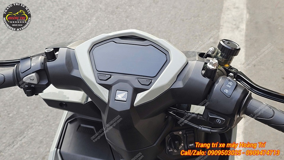 Cụm đồng hồ full LED đã được nâng cấp cho xe Vario 125 trước khi bật nguồn