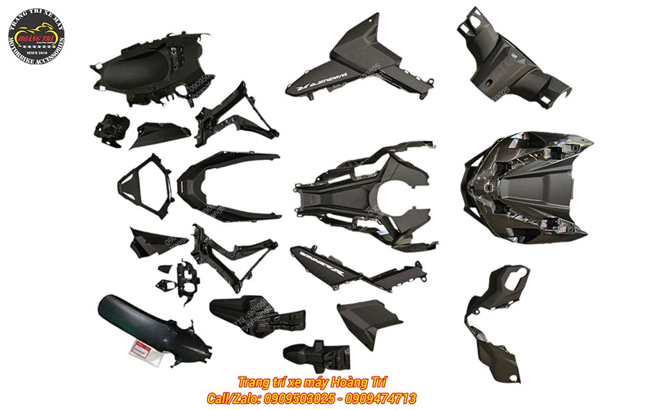 Dàn áo nhựa nhám xe Winner R chính hãng Honda