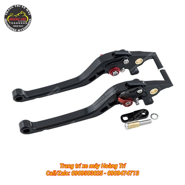 Cặp tay thắng GTR chính hãng màu đen, hoàn thiện sắc nét, đủ phụ kiện lắp đặt