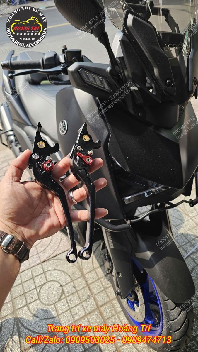 So sánh tay thắng zin và tay thắng GTR giúp thấy rõ khác biệt thiết kế