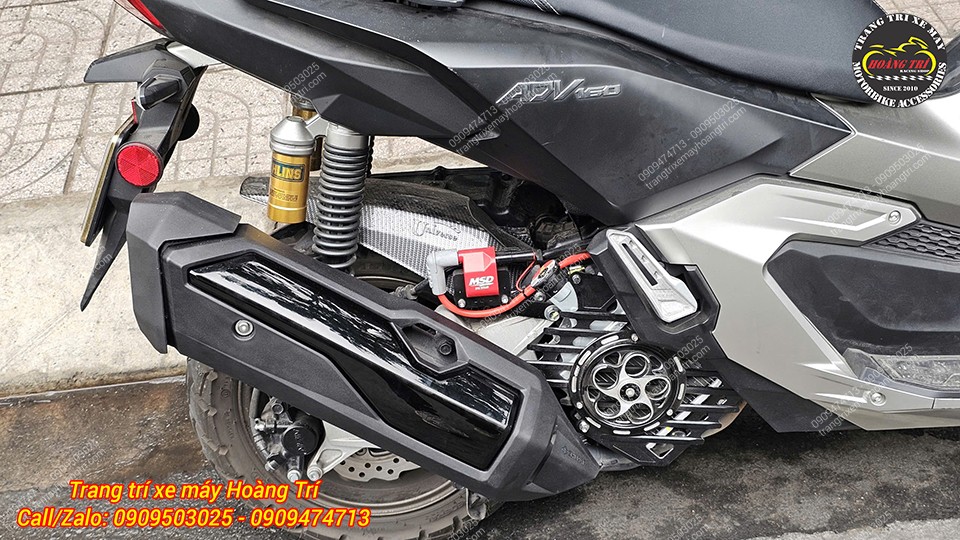 Màu sắc của ốp pô tông sẹc tông với màu sắc của xe nâng tầm diện mạo cho xế cưng