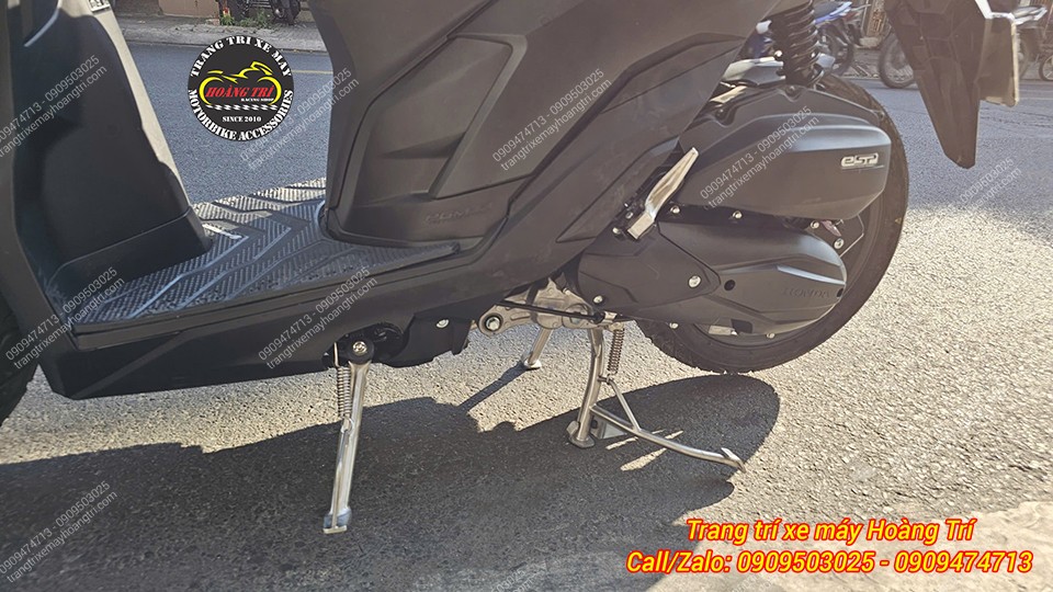 Bộ chân chống inox cho Vario 2023, lắp chắc chắn, dựng xe vững vàng, không lệch