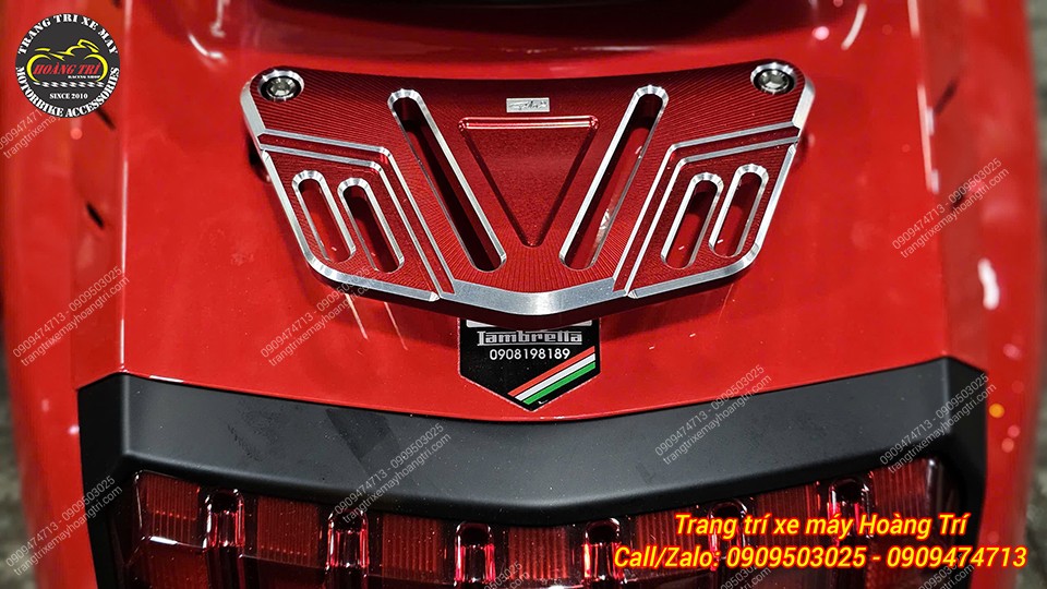 Thêm mẫu cản sau nhôm CNC Lambretta được nâng cấp cho chiếc X300