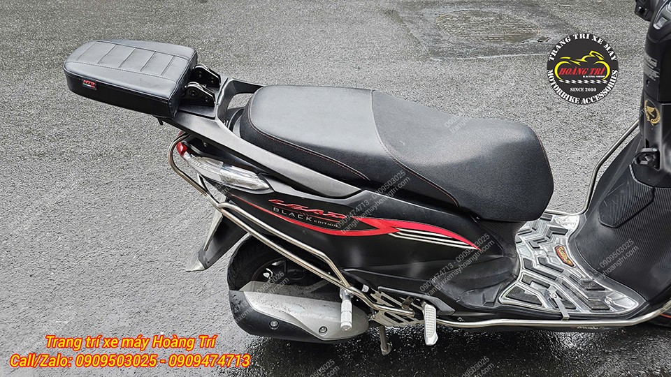 Trọn bộ đế tựa lưng V2 lắp trên xe Lead 2022 chắc chắn