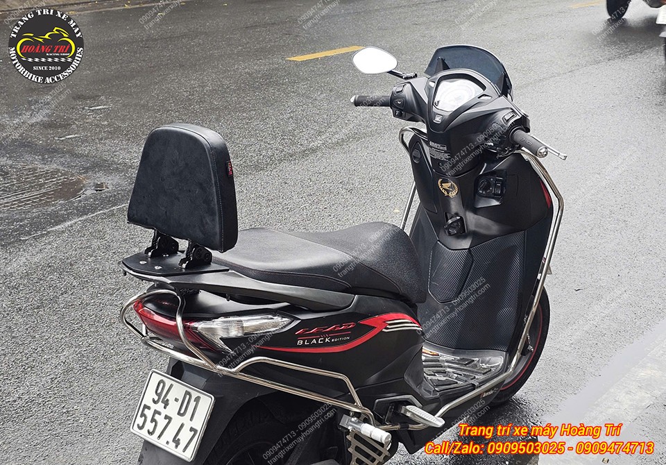 Bật lên tựa lưng chắc chắn, thoải mái, an toàn hơn cho người ngồi sau