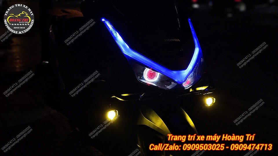 Hỗ trợ tăng sáng cho PCX 160 cũng rất hiệu quả và tăng sự an toàn cho xe