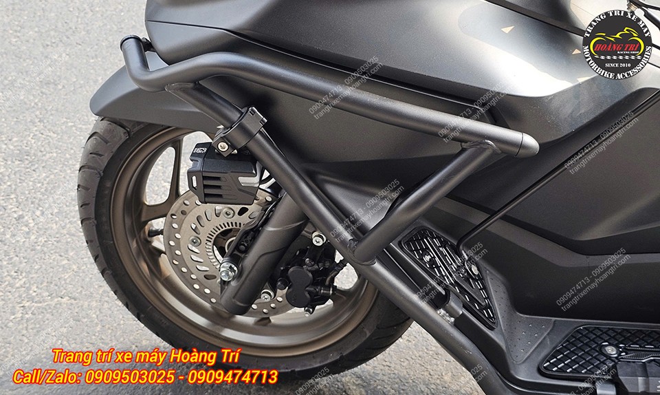 Khung bảo vệ PCX 160 2026 là giải pháp lắp đèn trợ sáng hiệu quả và thẩm mỹ