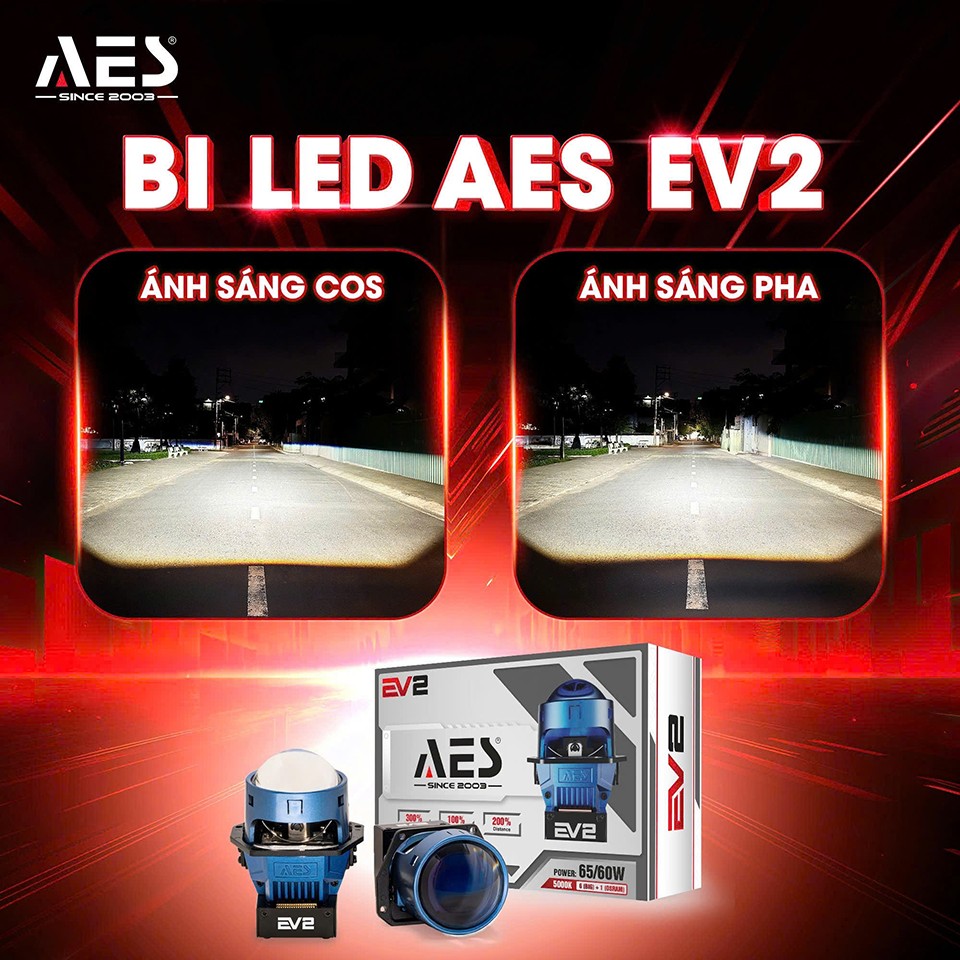 Bi LED AES EV2 một lựa chọn dành cho anh em muốn nâng cấp đèn bi cầu PCX 160