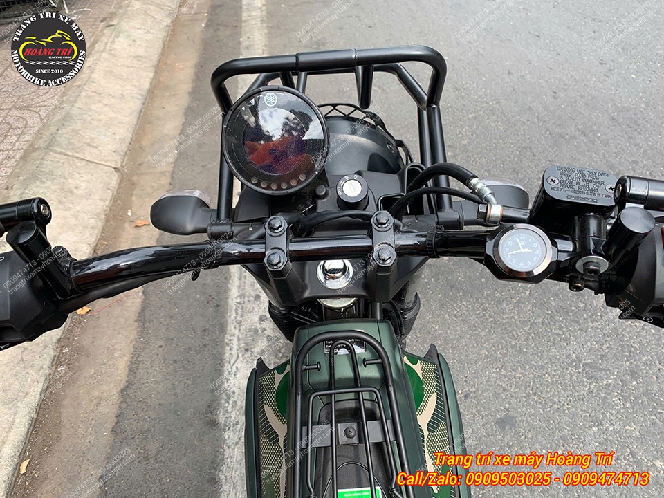 Tổng thể góc lái của xe PG-1 sau khi nâng cấp một vài phụ kiện tại shop