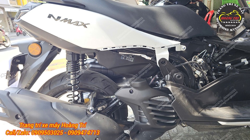 Chiếc NMAX đang trong quá trình nâng cấp gác chân phụ HTR