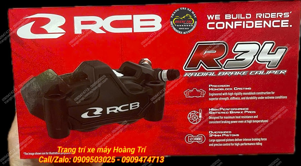 Full box heo dầu Racing Boy 4 piston R34 vừa lên kệ Hoàng Trí Shop