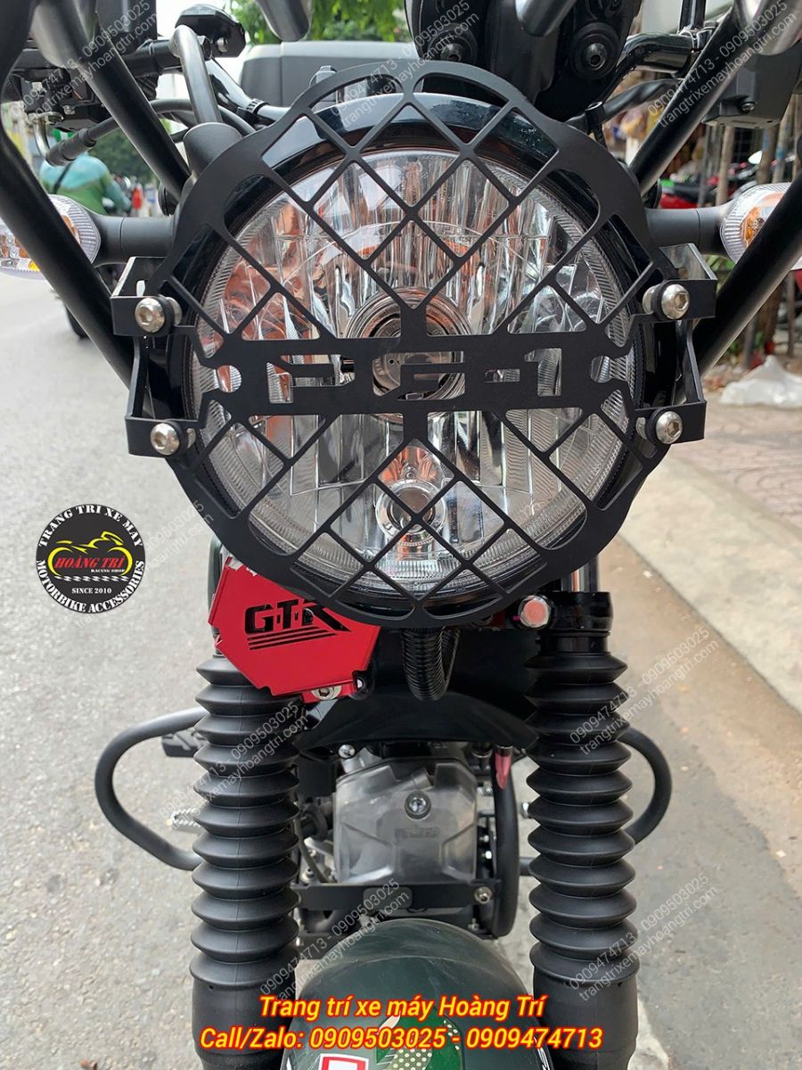 Bảo vệ đèn pha mẫu LBS cho PG-1 cũng được trang bị cho xe