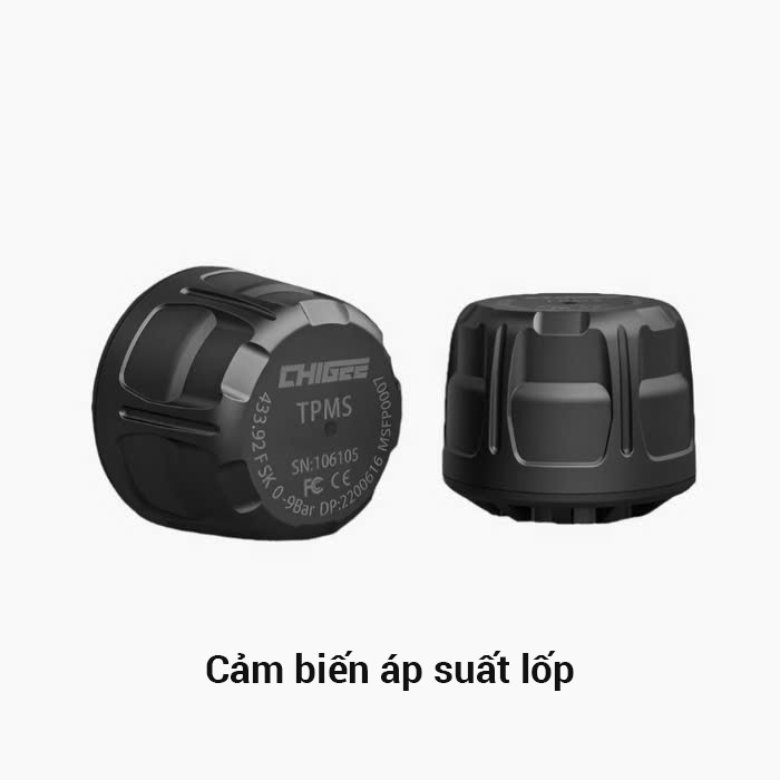 Cận cảnh cảm biến áp suất lốp - Phụ kiện lựa chọn thêm cho màn hình Chigee AIO-6
