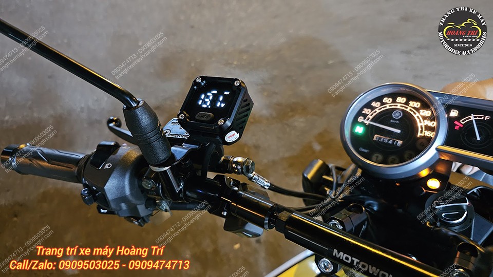 Thêm chiếc PG-1 vừa được nâng cấp sạc nhanh Loboo C36 tại cùm tay lái bên trái